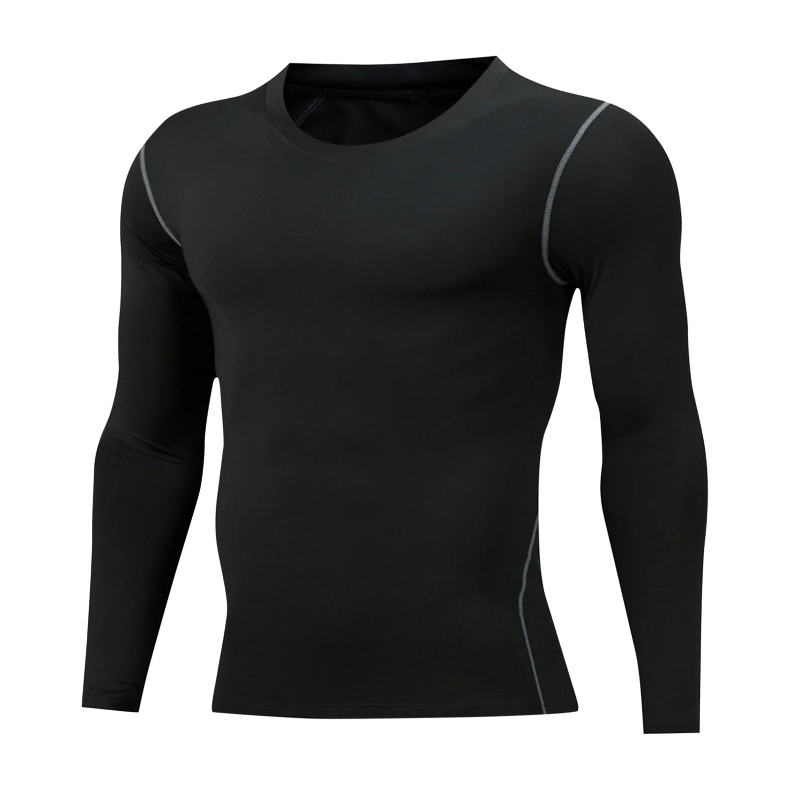 1 or 3 Pack Men'S Thermal Long Sleeve Compression Shirts, Winter Gear Sports Base Layer Top, Athletic Running T-Shirt