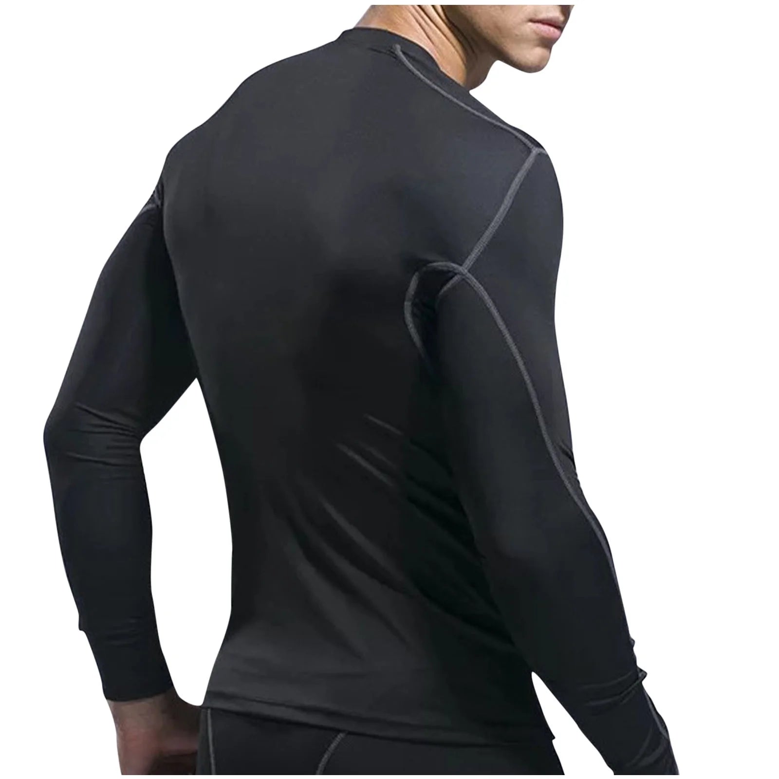 1 or 3 Pack Men'S Thermal Long Sleeve Compression Shirts, Winter Gear Sports Base Layer Top, Athletic Running T-Shirt