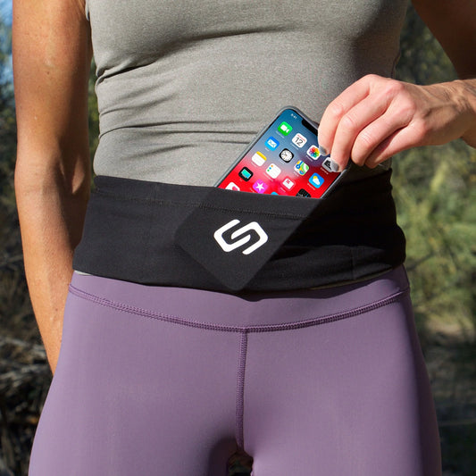 Versaslim Running Belt, Travel Money Belt - Compatible with Iphones and Other Cell Phones